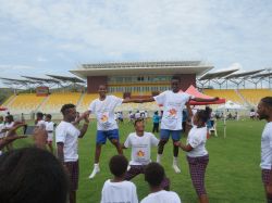 BPS Students participates in the Queens Baton Relay 