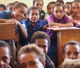 School children at Kainantu 