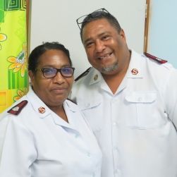 Lt-Col Tilitah & Chris Goa